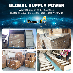 Nueva Colmena Dadant de Madera de Abeto Chino de 24mm y 10 Cuadros, Equipo de Apicultura con Tapas Exteriores/Interiores y Set de Super Caja - Product Image 5