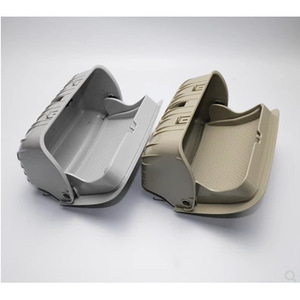 Skoda Octavia Roof Sunglasses Holder 5E0 868 837 Gray <b>Beige</b> Plastic <b>Storage</b> <b>Box</b> For Car Interior - Product Image 3
