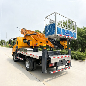 Camión de Trabajo Aéreo con Plataforma de 34 Metros de Altura, Chasis ISUZU, en Venta - Product Image 2