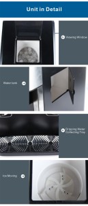 Counter Top <b>Ice</b> <b>Maker</b> Factory Supply 15-18kgs Household Making Machine Dispenser with Bullet,crushed and Cold Water Kim15 - Product Image 5