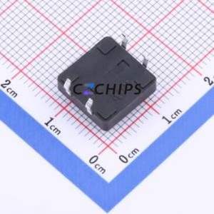 TSF001B05526A03 Tactile Switch DIP-4P,12x12mm Switch Round Button 2.6N Through Hole 12mm - Product Image 2