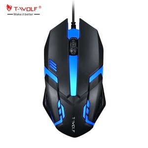 Souris de jeu filaire T-WOLF <span class=keywords><strong>V1</strong></span>, souris optique USB bon marché, souris de jeu 3D, souris LED rétroéclairée pour PC, ordinateur portable - Product Image 1