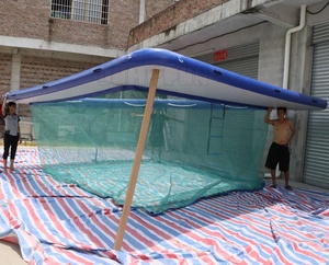 Meilleur filet de profondeur de 6,5 pieds Piscine gonflable à méduses 5x5 mètres Piscine à mailles flottantes pour adultes JUMPFUN - Product Image 5