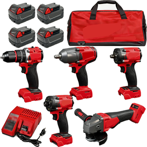 Kit d'outils de travail extérieur 10-en-1, sans balais, durable, multifonction, kit complet, réparation à domicile, bricolage, ensemble d'outils électriques - Product Image 2