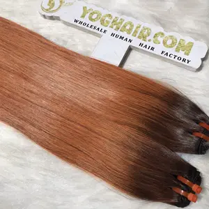 Bundel rambut jalinan ganda alami Vietnam murah 100 merek jalinan rambut manusia keseluruhan obral produk berkualitas tinggi