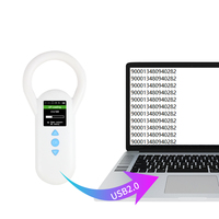 Lector de Etiquetas RFID de 134.2Khz, Escáner de Microchip para Perros, Gatos, Mascotas, Ganado, Animales, Lector de Microchip Animal FDX-B