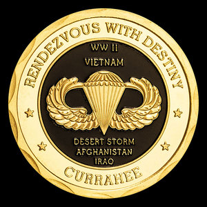 Pièce de monnaie de haute qualité de la 101e <span class=keywords><strong>Division</strong></span> Aéroportée, motif Aigles hurlants, pièce de défi souvenir pour cadeau ou décoration - Product Image 6