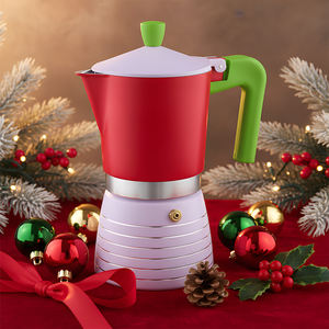 หม้อต้มกาแฟมอคค่าแบบนอร์ดิกสำหรับเตาแก๊ส, หม้อกาแฟอะลูมิเนียมทันสมัยสำหรับชงกาแฟที่บ้าน - Product Image 5