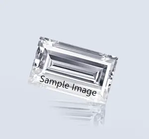 GP putih melee berlian alami Lurus pemotong Baguette berlian asli manik-manik longgar Semua ukuran VS kualitas alami