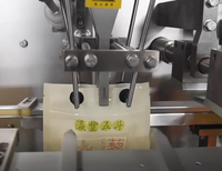 Machine d'emballage automatique de granulés alimentaires en plastique à double tête de remplissage et de scellage pour sachets préformés à fermeture éclair SG-180Z