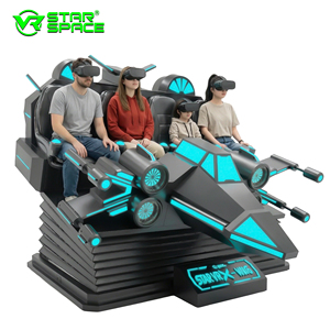 Simulateur de tir <span class=keywords><strong>VR</strong></span> Star <span class=keywords><strong>VR</strong></span> <span class=keywords><strong>X</strong></span> Wing pour 4 joueurs, cinéma 9D avec mouvements, expérience de vol spatial avec films 8K - Product Image 3