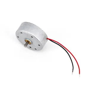 Düşük hız Mini fırçalanmış elektrik motorları 24mm mikro moto metal fırça 6v 12v kalıcı mıknatıs dc fırça motoru