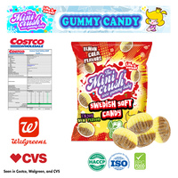 Bonbons suédois Bonbons gélifiés Saveurs mélangées Bonbons gélifiés au citron et au cola Collations sucrées