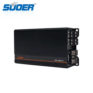 Suoer CU-80.4 Professional Car Audio 4*80w Car Stereo Amplifier Class D Amplifier Audio Car