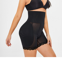 LYNMISS Leggings BBL avec coussinets de hanche, rehausseur de fesses, design en dentelle transparente, taille haute, gaine amincissante avec rembourrage des hanches