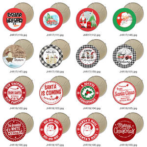 Dia12 "金属标志复古圆形标志HO-HO圣诞快乐艺术印花锡标志家居客厅墙壁装饰金属海报 - Product Image 6