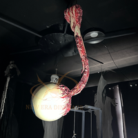 Yeux de terreur animatroniques réalistes pour salle d'évasion d'horreur accessoires de maison hantée fantôme centres commerciaux en métal aéroports publics garderie