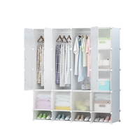 Armoire Penderie en Plastique Grande à Monter Soi-même Démontable pour Chambre, à Vendre