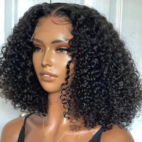 Perruques en cheveux humains vierges bruts 100 % naturels SDD Double Drawn, coupe courte bob, perruques en dentelle, fournisseur de perruques bob sans colle avec dentelle frontale