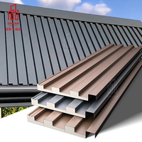 Tuiles de toit en aluminium modernes personnalisées et panneaux sandwich Revêtement imperméable Sol Villa Appartement Toit Panneaux de toit isolés