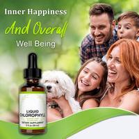 Clorofila Líquida de Marca Privada 59ml, Suplemento Detox para la Piel, Venta al por Mayor, Orgánica, a Granel