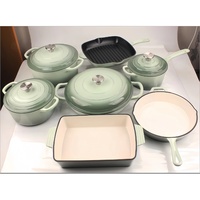 KALA Grossiste Batterie de Cuisine en Fonte Émaillée Design Moderne Casseroles en Métal de Haute Qualité Ensemble de Faitouts Fabricant d'Ustensiles de Cuisine pour Cuisinières à Gaz