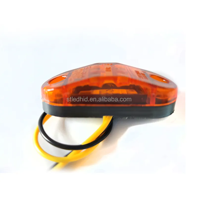 LED Side Marker Lights Warning Tail Lights Auto Car External Lights 10-30V Trailer Truck Lorry Yellow Orange White Red