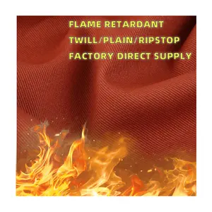 100 Cotton 310gsm Twill Flame Resistant Fabric Fire Retardant Cotton Fabric Flame Retardant Fabric For Industrial