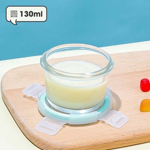 High Borosilicate Glass Food <b>Container</b> <b>Small</b> Microwave Safe Heat Resistant For Baby And Mother Meal Storage - Product Image 3