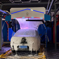 Système de lavage de voiture électrique entièrement automatique 360° sans balais, séchage sans contact, sans épreuve de contact, à prix compétitif