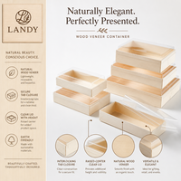 Boîte à charcuterie en bois de pin naturel durable de qualité supérieure avec logo personnalisé, plateau divisé, étui de service pour la restauration professionnelle