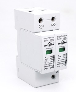 Ce <span class=keywords><strong>SPD</strong></span> 2P/3P/4P DC12V 24V 48V 500V 690V 800V 1000V 1200V 20ka 40kA thiết bị bảo vệ tăng - Product Image 2