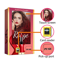 Distributeur automatique de nail art 3D avec écran tactile de 32 pouces et options de paiement multiples |   Kiosque de cosmétiques de beauté proposant des services de manucure