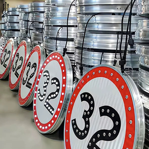 Fabricant de panneaux directionnels à LED solaires, panneaux de signalisation routière à LED, panneaux d'avertissement de <span class=keywords><strong>direction</strong></span> pour la sécurité routière - Product Image 5