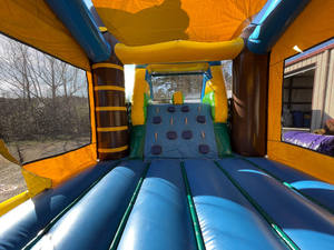 DFRL Tobogán Acuático Inflable de 16 pies con Diseño de Palmera Verde, Piscina de Agua de PVC, Garantía de 3 Años, Capacidad Superior a 600 kg, Fácil de Instalar con Soplador - Product Image 6