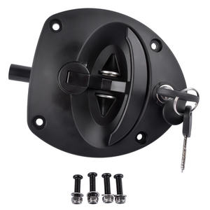 Conjunto de pestillo de puerta para generador, manija en T de acero, 2 llaves, compatible con piezas de generador diésel A034B471 D0100HAMZI7 - Product Image 1