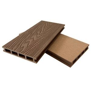 Tarima de Exterior Impermeable de Alta Calidad, Moderna, Ranurada y Hueca, de WPC, 140*25mm, Encastrable, para Terraza - Product Image 4