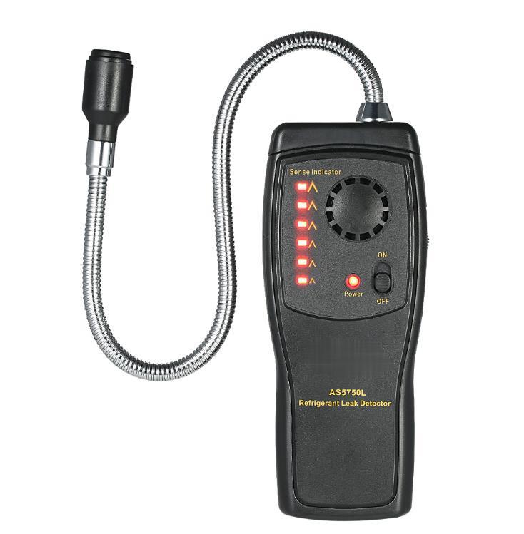 Ручной детектор галогенного газа AS5750L, детектор хладагента, кондиционирования воздуха, тестер утечки газа фриона