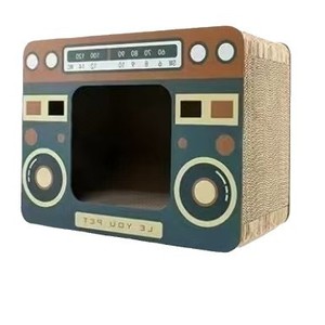 Creative TV-style pet <b>cat</b> <b>scratching</b> <b>post</b>, vertical, wear-resistant, anti-scratch corrugated cardboard <b>cat</b> bed, <b>cat</b> toy, and - Product Image 2