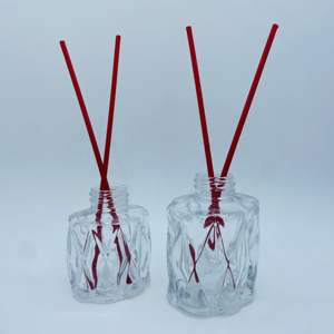 Bocaux diffuseurs en verre de 50 ml avec bouchons en plastique, accessoires de remplacement DIY pour diffuseurs à bâtonnets parfumés - Product Image 6