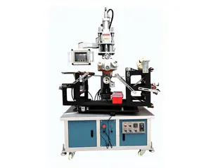 Factory Direct Sale Pneumatic Plane and Round plastic product heat press machine for Glass Bottle Printing