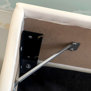 Регулируемые деревянные планки, каркас кровати, прочный металлический каркас кровати, основание, пространство для хранения, платформа, Каркас кровати с пространством для хранения - Product Image 5