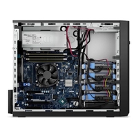 Server Tower Dell PowerEdge T150 con Socket Singolo Intel Xeon E-2300, DDR4 ECC 128GB per Piccole Imprese, Server File per Ufficio, Raffreddamento ad Aria