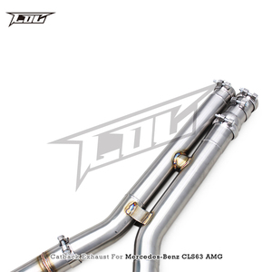 ท่อไอเสีย Boska Catback สำหรับ Mercedes-Benz CLS63 AMG W218 5.5T ปี 2013-2017 ท่อไอเสียสแตนเลสแบบวาล์วทรอนิกสำหรับรถแข่ง - Product Image 2