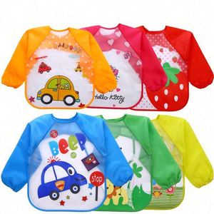 Tablier sans manches pour enfant, fille et garçon, imperméable, respirant, durable, mignon, lavable, hygiénique, pour l'alimentation des bébés et des tout-petits - Product Image 1