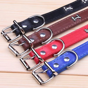 <strong>Factory</strong> Direct Sale Stocked Small Dog <strong>Puppy</strong> Teddy Pomeranian <strong>Collar</strong> Cat Necklace Leather Dog <strong>Collar</strong> - Product Image 2