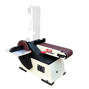 Ponceuse combinée à bande et à disque électrique 450W FS-450, machine de ponçage et de meulage polyvalente pour le travail du bois - Product Image 1