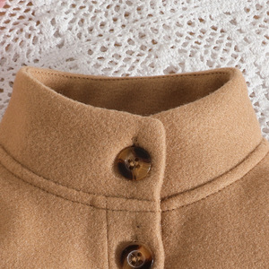 Ensemble Robe Automne-Hiver pour Filles de 0 à 3 <span class=keywords><strong>Ans</strong></span> avec Veste Manches Longues en Velours, Jupe à Carreaux Ceinturée et Béret – Ensemble Trois Pièces - Product Image 5