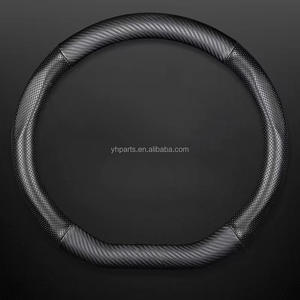 Funda Universal para Volante de Coche, de Fibra de Carbono y Cuero, Antideslizante, Elegante y Moderna, Accesorios para Coche - Product Image 2
