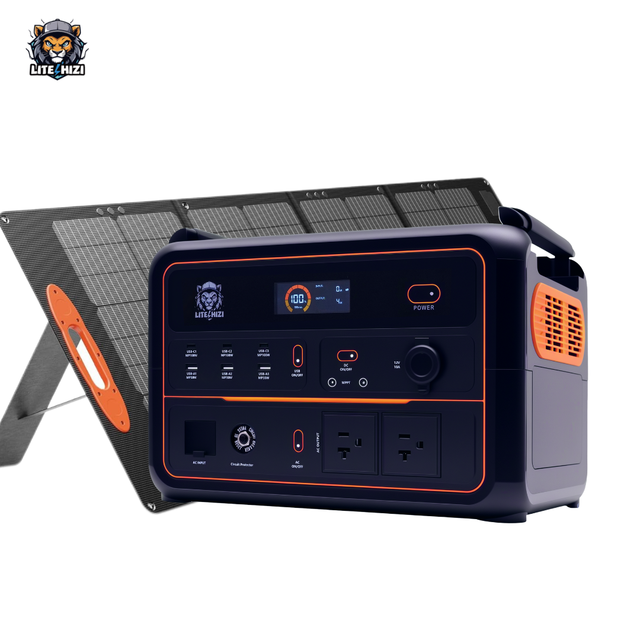 3KW Portable Solar Generator 2812Wh Power Station for RV Camping Outdoor Emergency Backup Low-Temperature Battery Technology